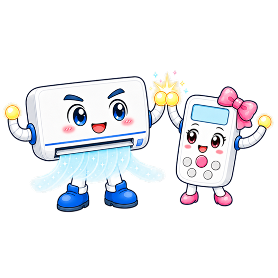 エアいるさんとリモコちゃん